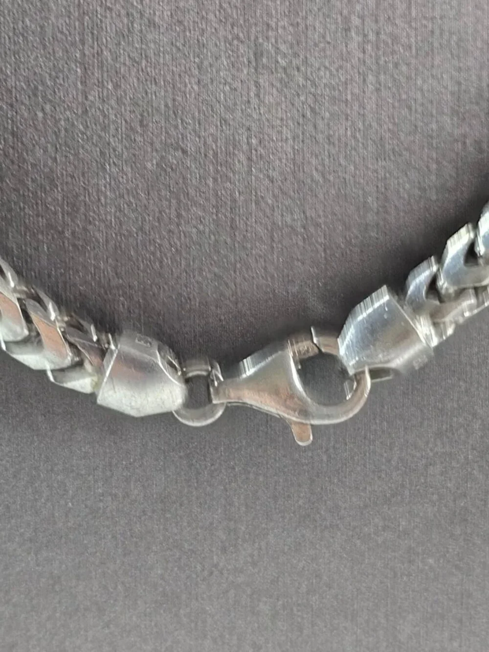 Mens Heavy Sterling Silver Chain Necklace 117.3g E5546